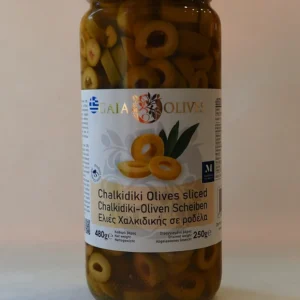 Ελιές Χαλκιδικής σε ροδέλες - GAIA OLIVES