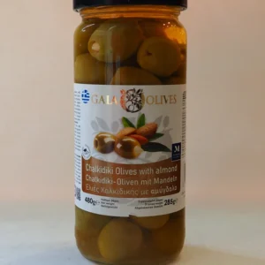 Ελιές Χαλκιδικής με αμύγδαλο - GAIA OLIVES