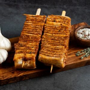 BBQ Ξυλάκι κιμάς - Τορτίγια
